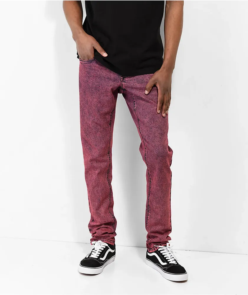 Acid wash hotsell skinny jeans mens