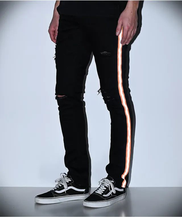 Ninth Hall Rogue Taped Skinny Black Denim Jeans Hamilton Place