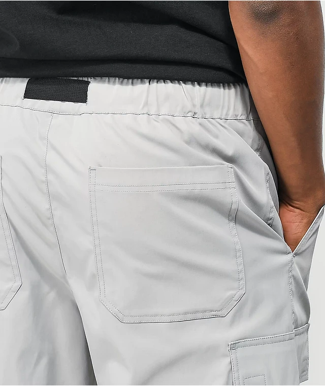 Ninth Hall Trance Light Grey Cargo Pants | Mission Valley
