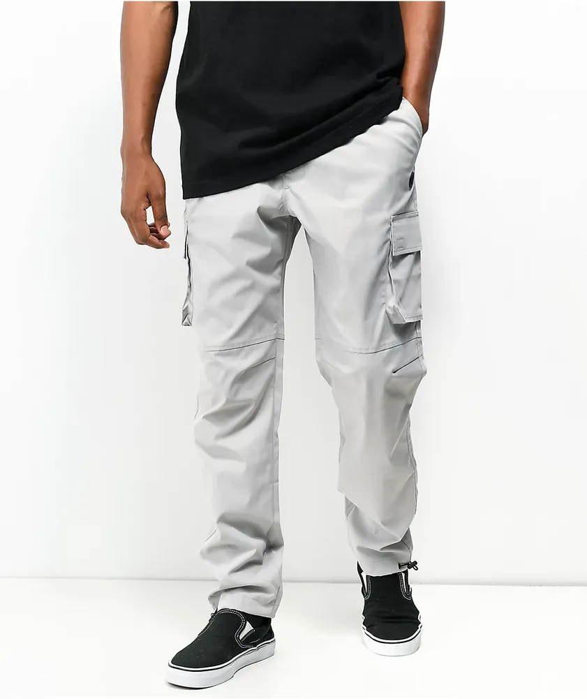 Ninth Hall Trance Light Grey Cargo Pants Pueblo Mall