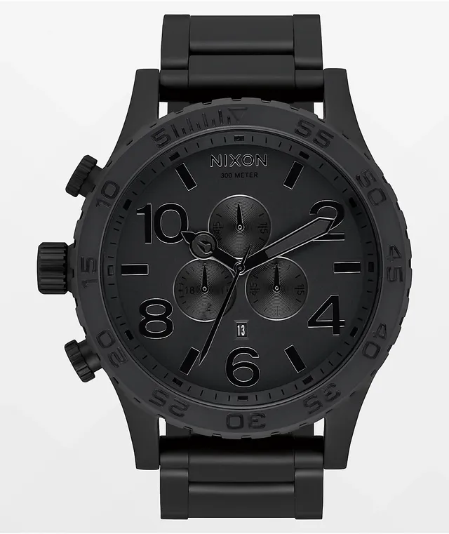Nixon 51 30 Chrono Matte Black Analog Watch Pueblo Mall