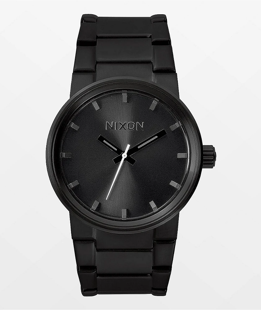 Nixon all black watch sale