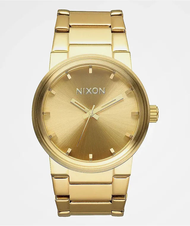 Nixon Cannon Gold Analog Watch MainPlace Mall