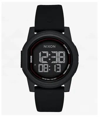 Nixon Staple Black Gold Digital Watch The Pen Centre