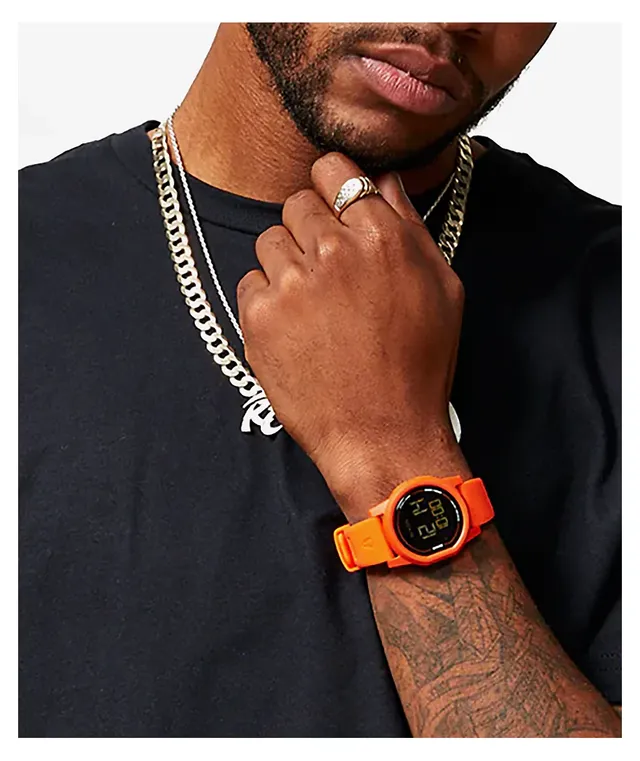 Nixon smartwatch orange sales