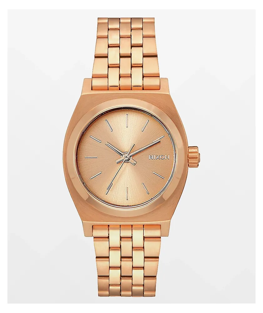 Nixon Medium Time Teller Rose Gold Analog Watch | Hamilton Place