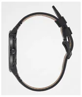 Nixon porter cheap leather black