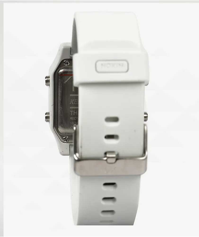 Nixon Staple Tide Recycled White Digital Watch Bramalea City Centre