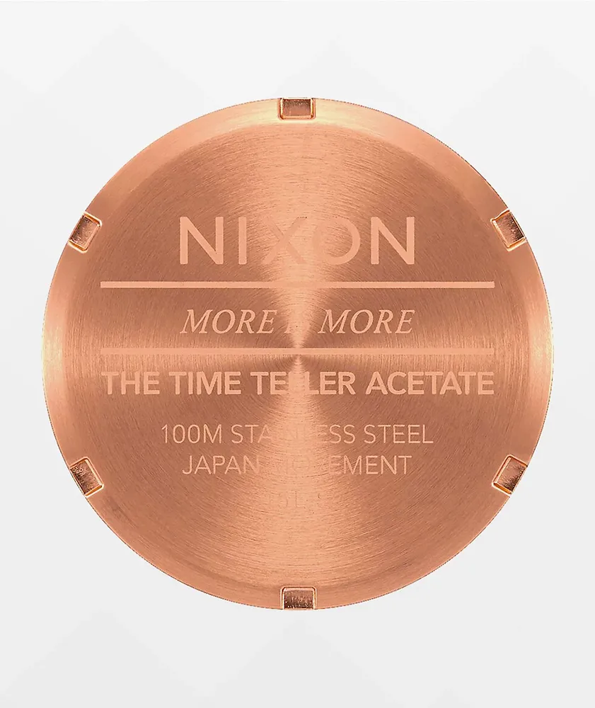 Nixon tortoise shell watch best sale
