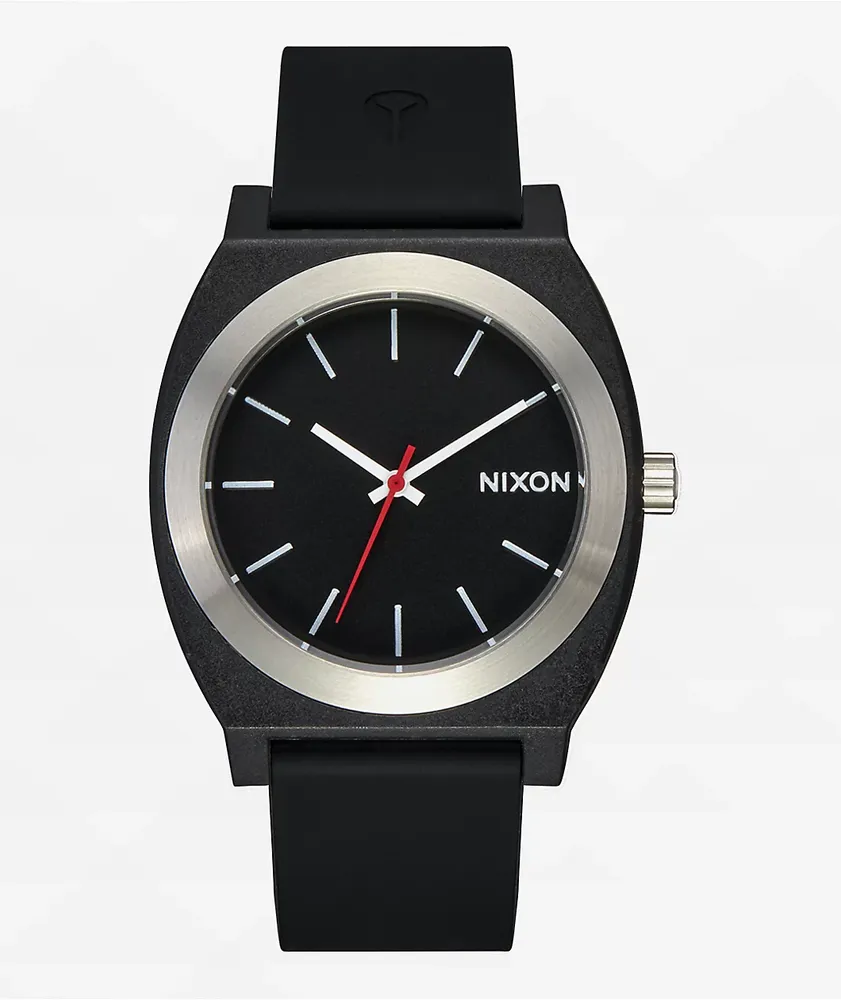 Nixon Time Teller OPP Black Analog Watch Pueblo Mall