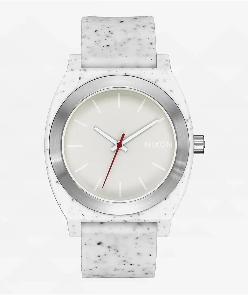 Nixon Time Teller OPP Vanilla Speckle Analog Watch CoolSprings