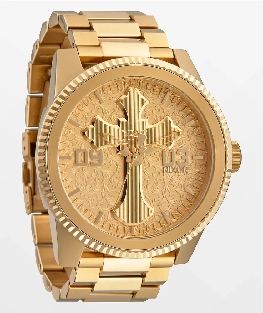 Nixon cheap corporal gold