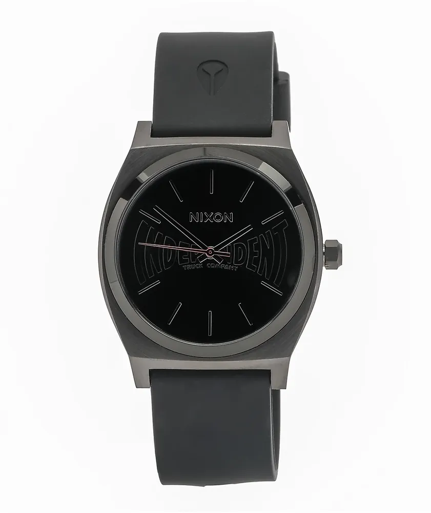 Nixon time cheap teller black watch
