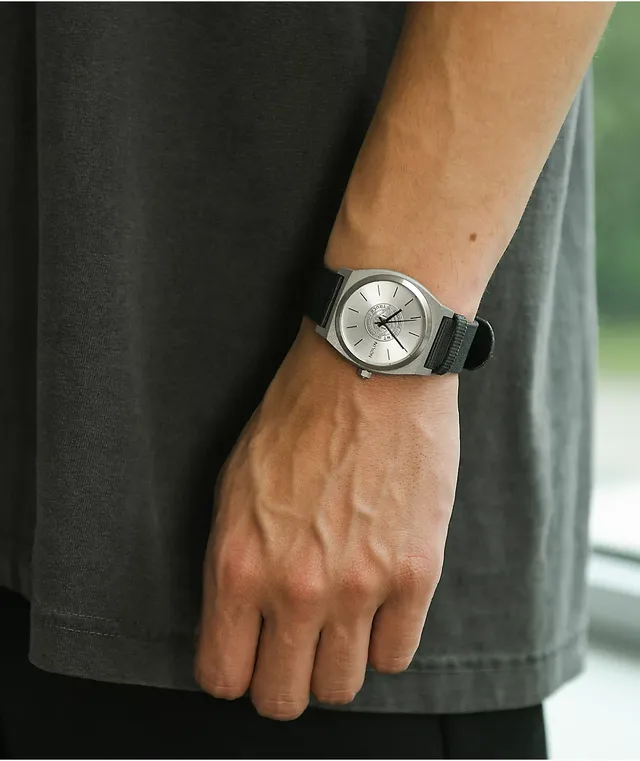 Nixon x Independent Time Teller Silver Analog Watch Willowbrook