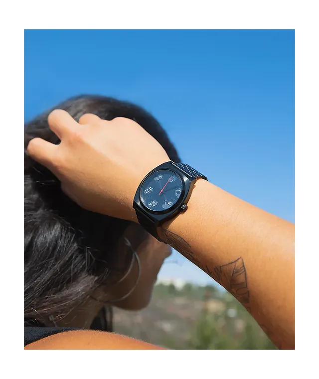 Nixon x Rolling Stones Time Teller Black Analog Watch Hamilton Place