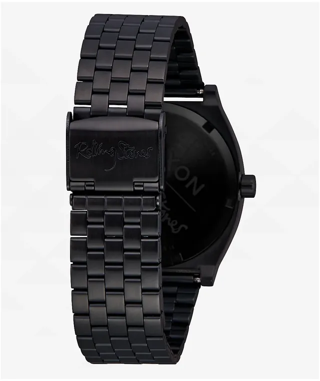 Nixon x Rolling Stones Time Teller Black Analog Watch Hamilton Place