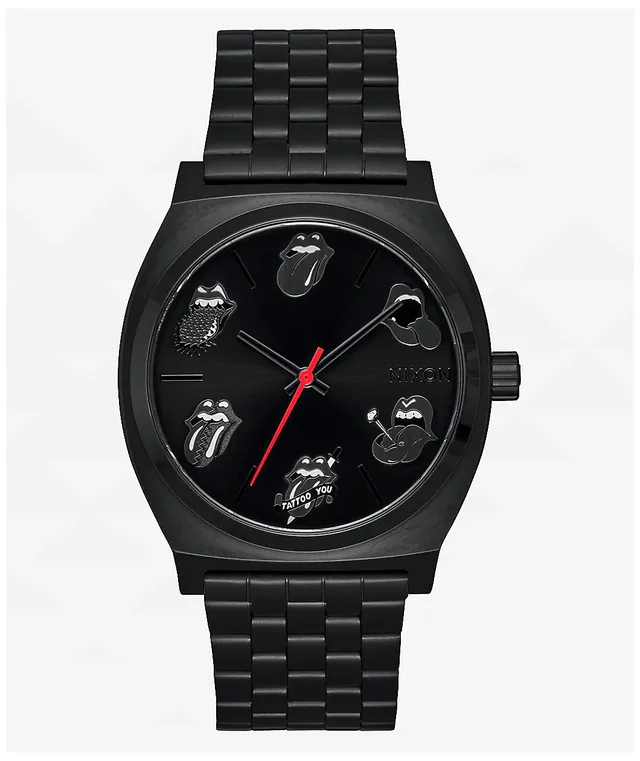 Nixon x Rolling Stones Time Teller Black Analog Watch Hamilton Place