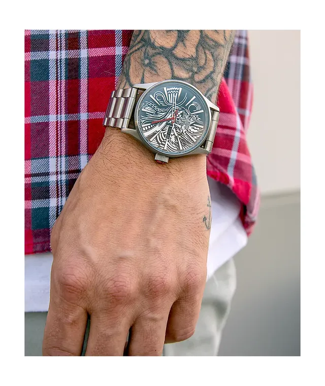 Nixon x Grateful Dead Sentry Black & Silver Analog Watch