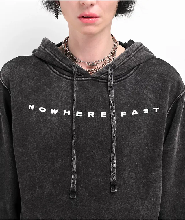 Black mineral best sale wash hoodie