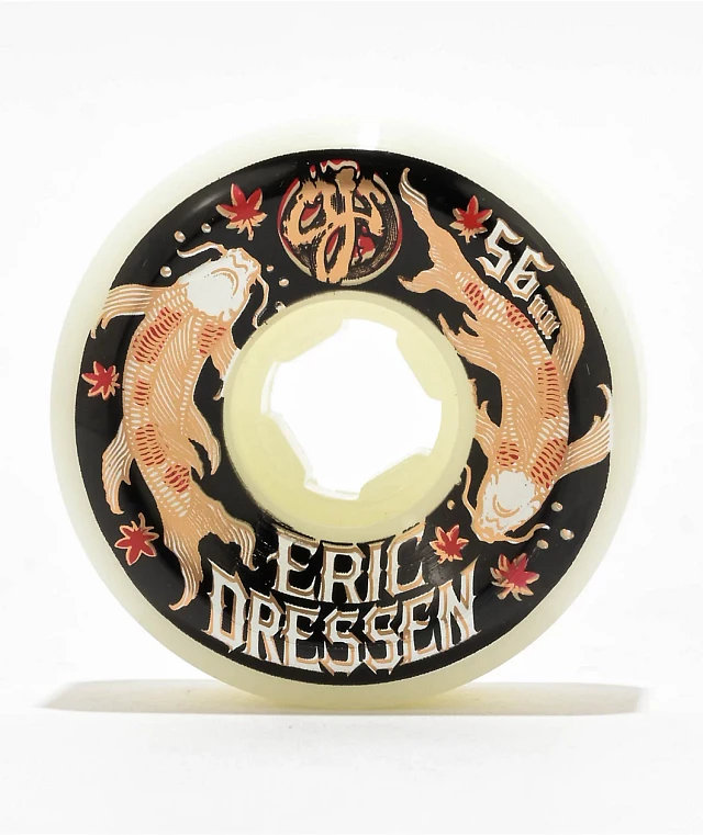 OJ Dressen Koi 56mm 101a White Skateboard Wheels at Foxvalley Mall