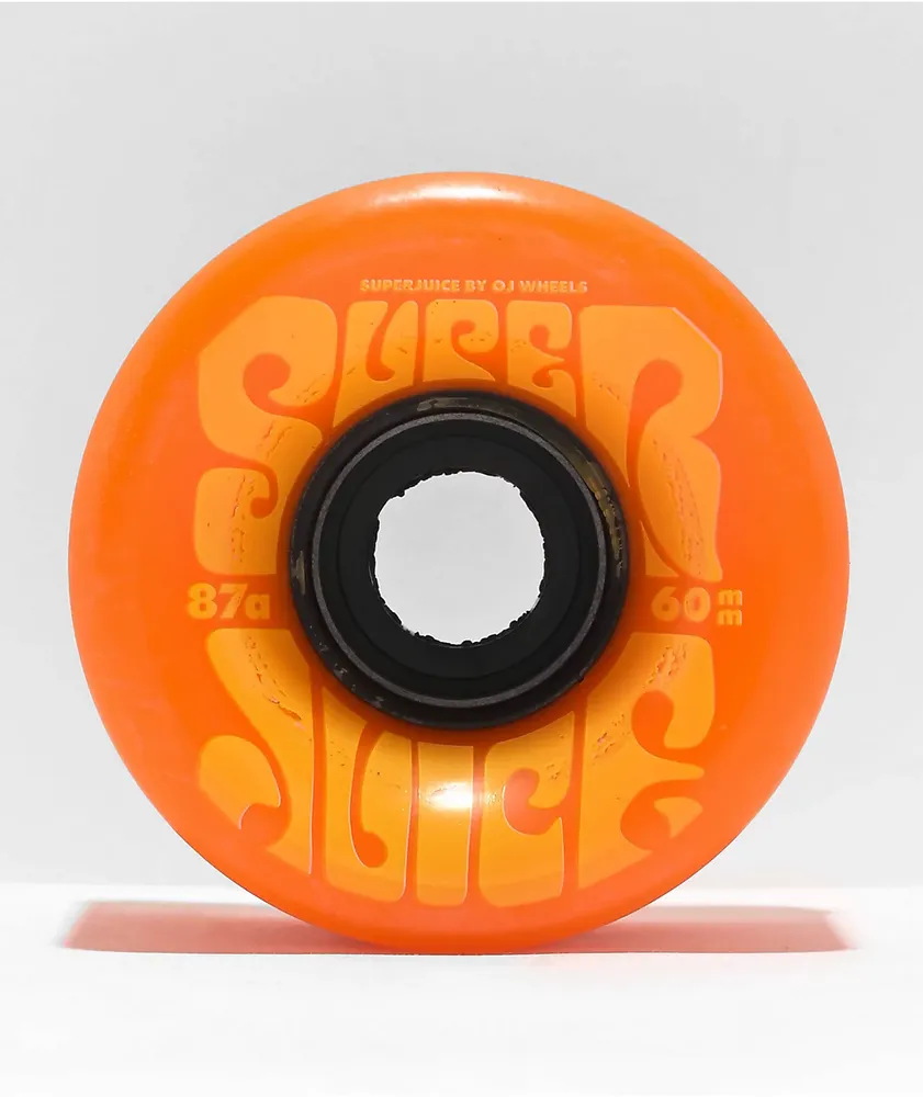 OJ Super Juice 60mm 87a Orange Cruiser Wheels at Hamilton Place in