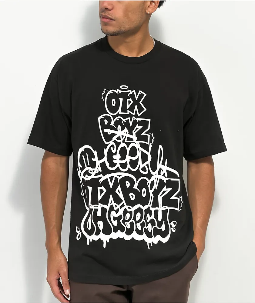 OTXBOYZ Throwie Black T-Shirt | MainPlace Mall