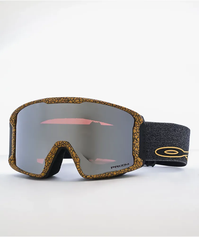 Oakley Line Miner L Stale Sig Black Prizm Snowboard Goggles | Pueblo Mall