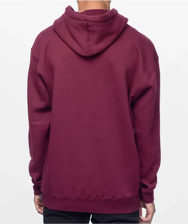 Obey Afton Burgundy Hoodie