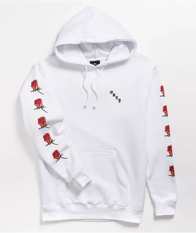 Obey airbrushed clearance rose hoodie