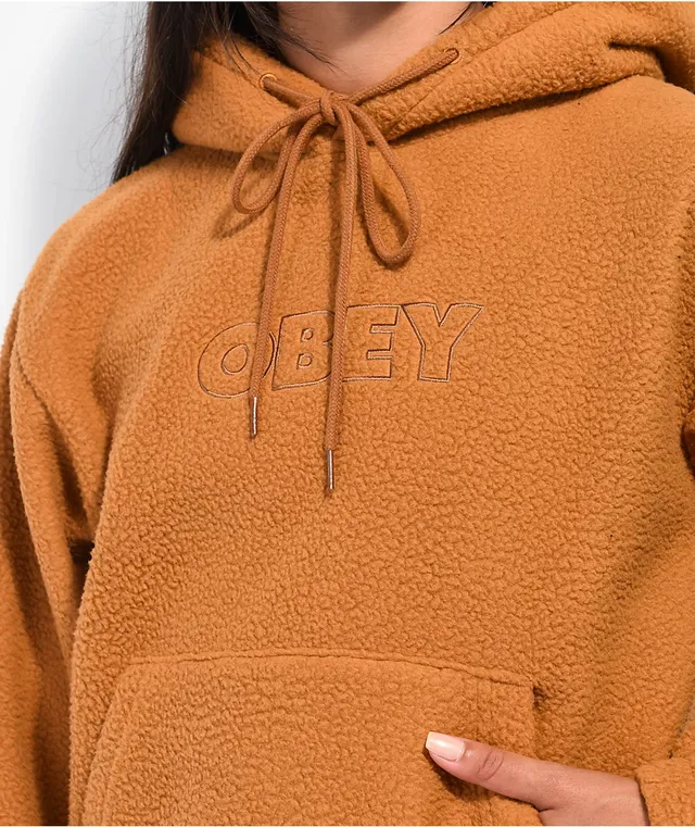 Obey fleece hoodie hotsell