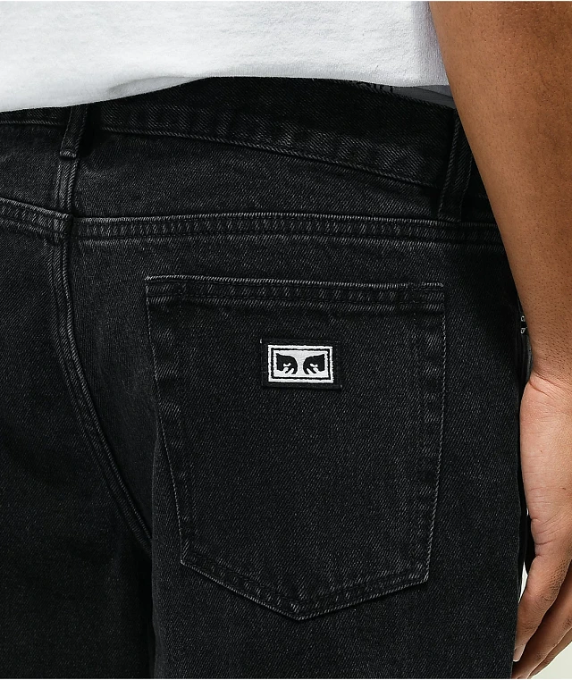 Obey Bender Black Denim Jeans | Liberty Center