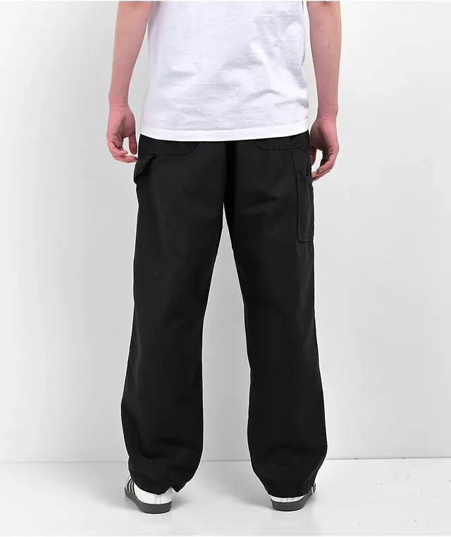 Obey Big Timer Black Double Knee Carpenter Pants | St. Vital