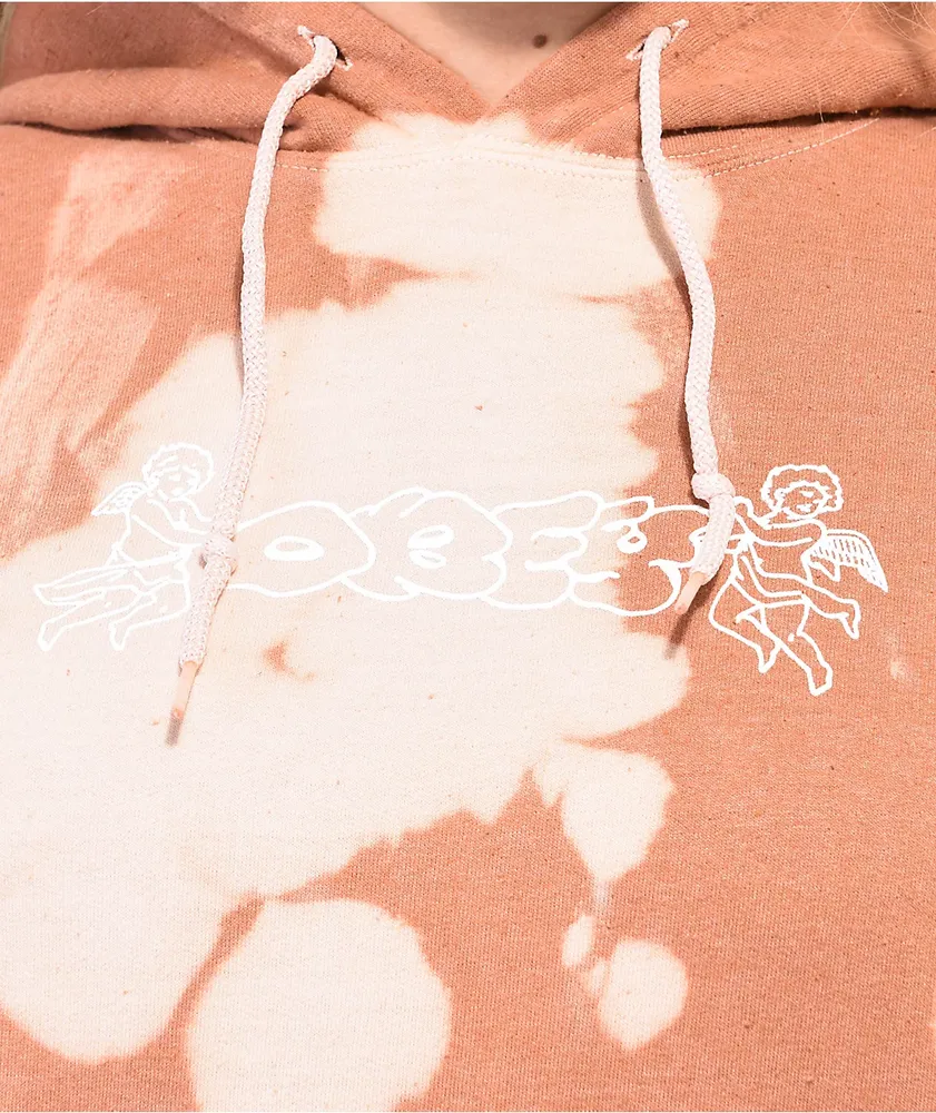 Bleached obey hoodie best sale