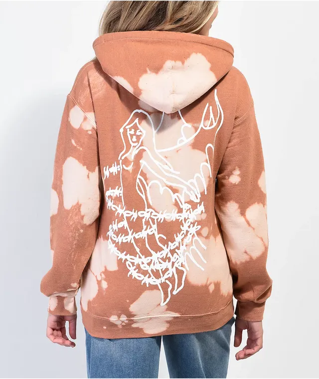 Obey novel hotsell bleached black hoodie