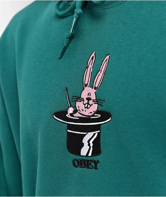 Obey icon face green hoodie shop