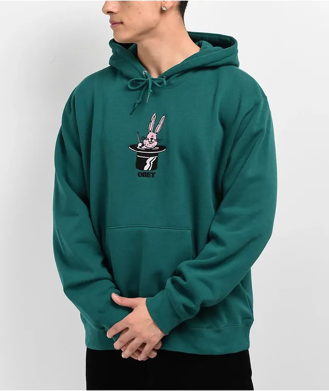 Obey shop green hoodie