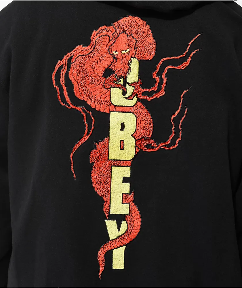 【値下げ】BlackEyePatch/DRAGON ZIP HOODIE BlackEyePatch/KANJI TAPED DRAGON ZIP HOODIE（BLACK） - JONAS