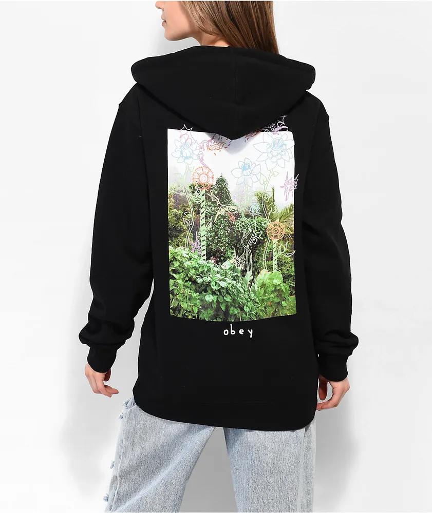Obey floral hoodie 2025