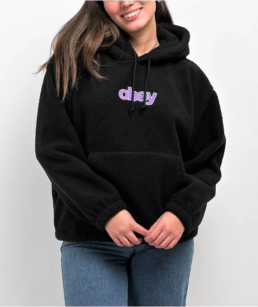 Obey Harper Black Fleece Hoodie CoolSprings Galleria