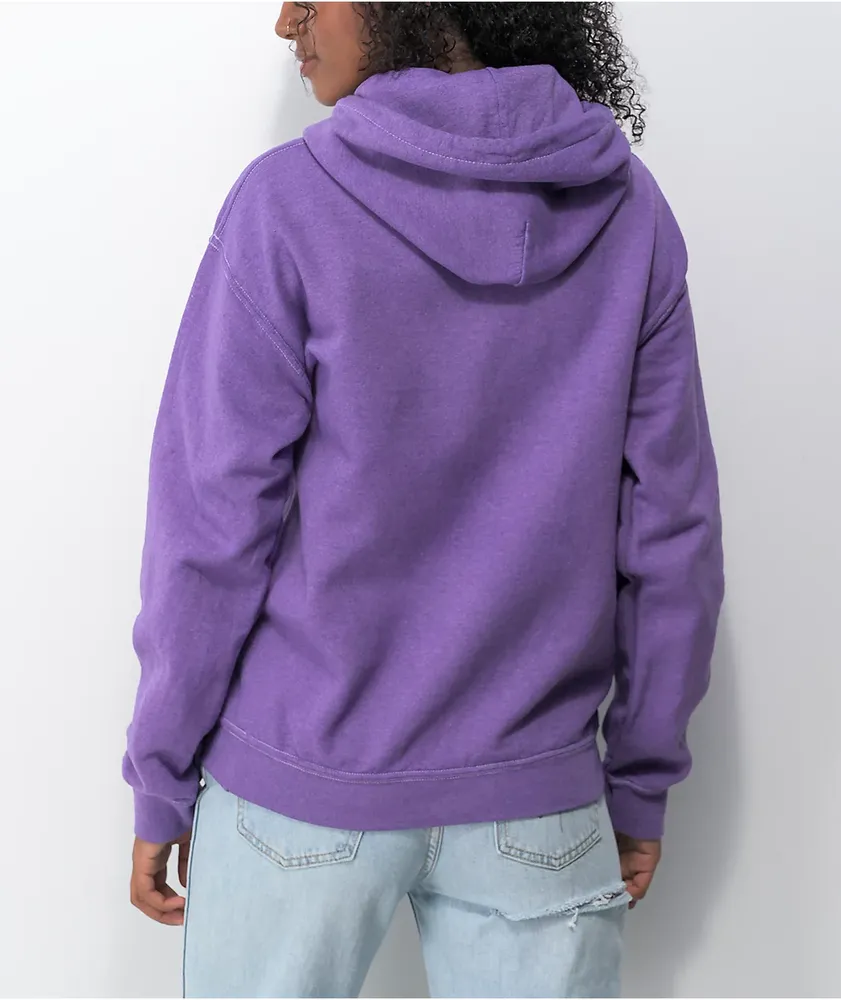 Obey purple outlet hoodie