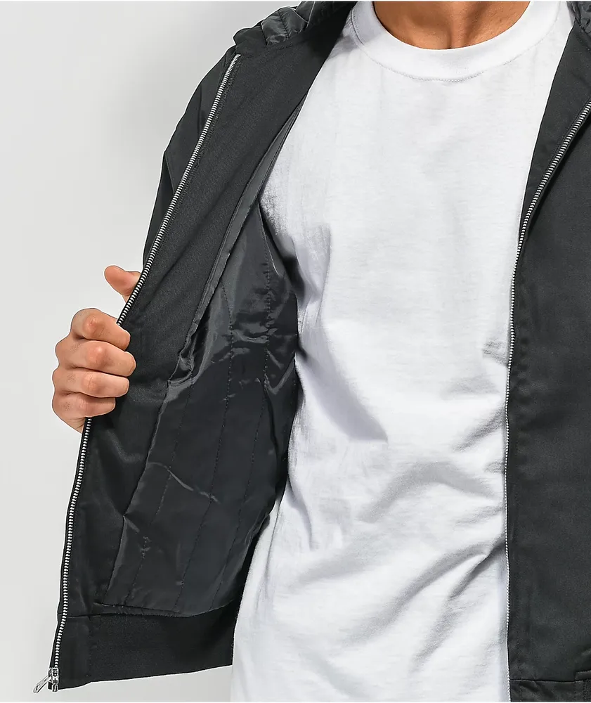 Obey Hell On Earth Black Work Jacket at Hamilton Place in