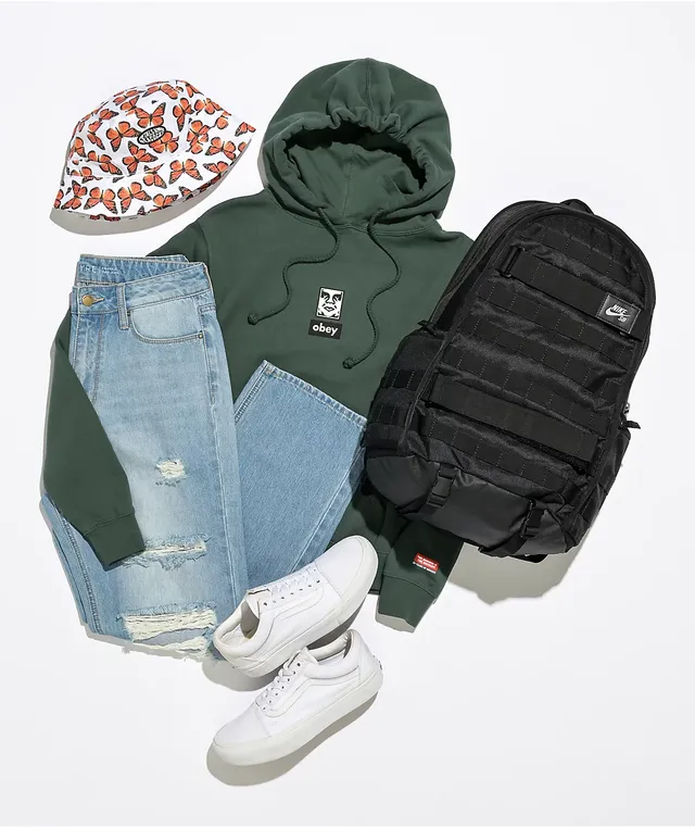 Obey icon face green hoodie 2025