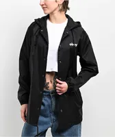 Black obey windbreaker outlet