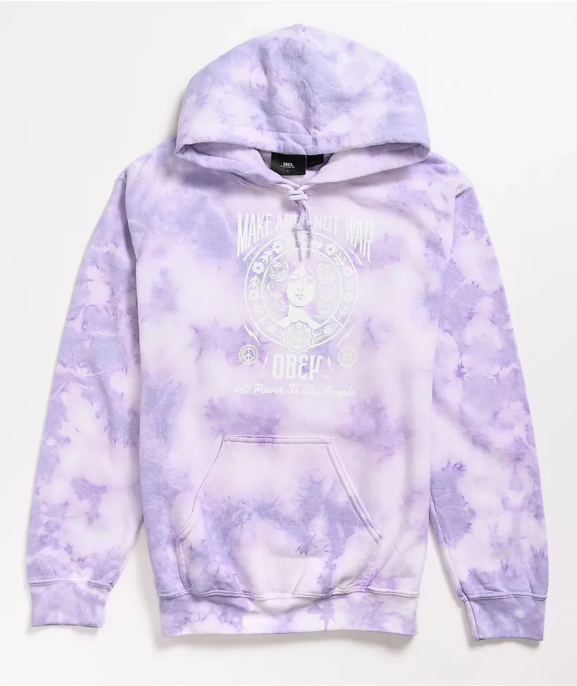 Obey tie hot sale dye hoodie
