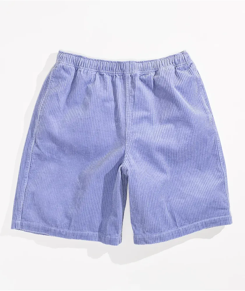 Blue corduroy shorts online