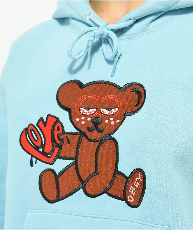 Teddy bear hoodie zumiez deals