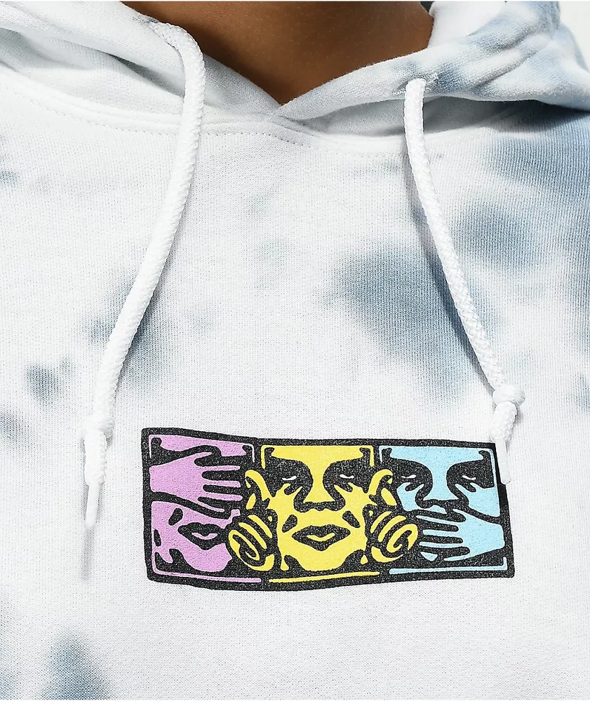 Tie dye online obey hoodie