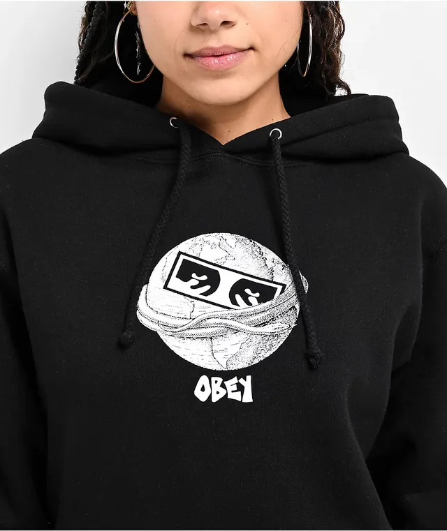 Obey Ouroboros Black Hoodie Hamilton Place