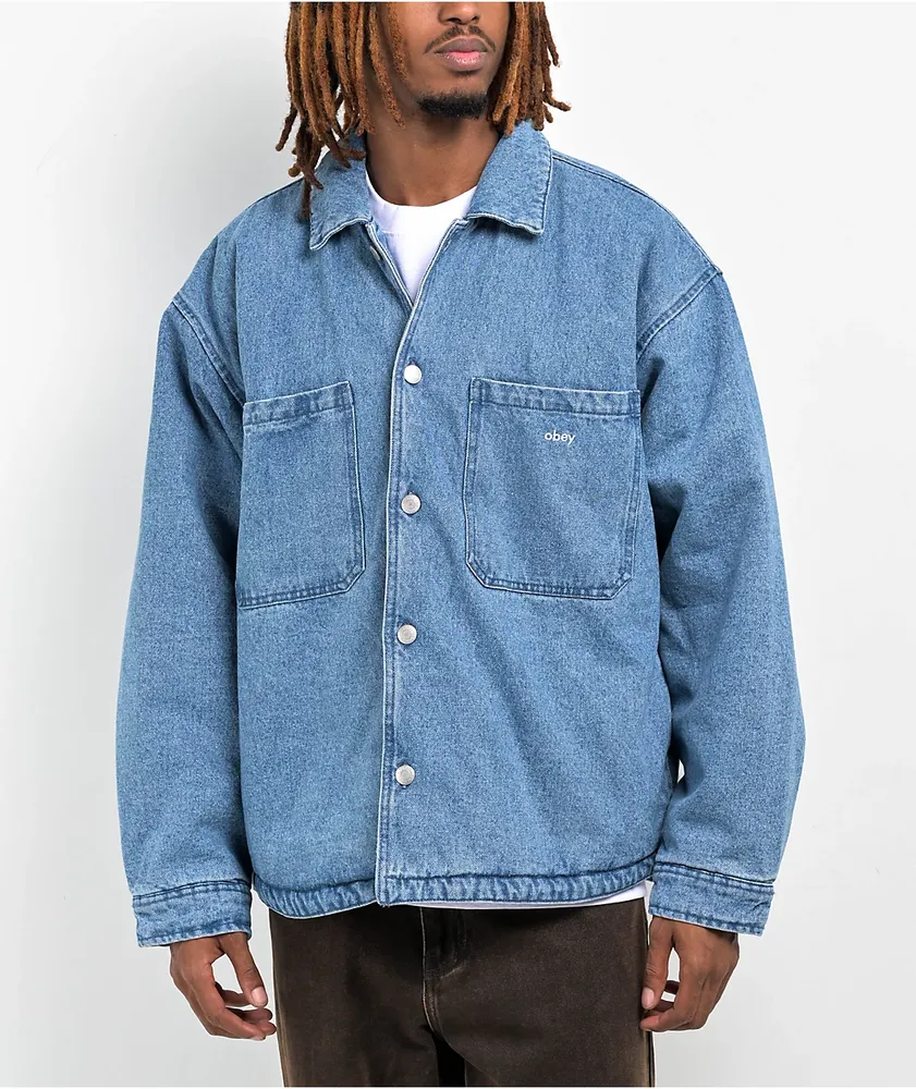 Obey jean jacket on sale