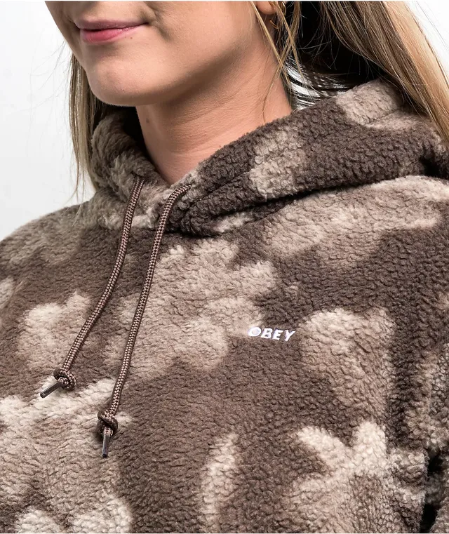 Obey leopard hoodie new arrivals